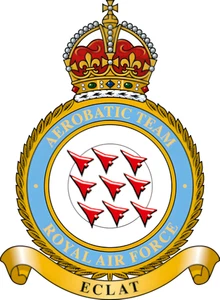 Royal Air Force RAF Red Arrows badge patch Self Adhesive Vinyl Sticker