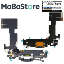 CONNETTORE RICARICA iPhone 13 FLAT FLEX MICROFONO CARICATORE LIGHTNING