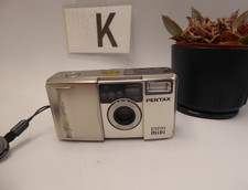 Pentax Espio Mini  Chrome 35mm Film  Camera Working rare silver /chrome type