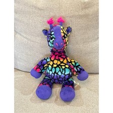 Build A Bear Giraffe Wild Style Stuffed Animal Plush Toy Rainbow
