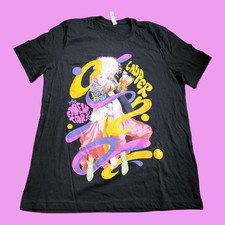 Mens L Cyndi Lauper 2025 Farewell Tour Concert Tee T Shirt Double Sided