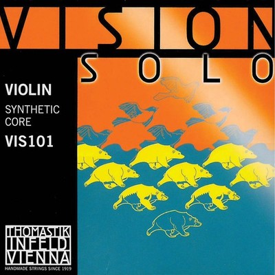 Vision Solo Violin String Set: Silver D - Medium