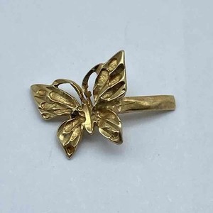 0.7g 10K Yellow Gold Butterfly Pin Tie Tack Precious Metal Scrap