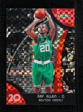2007-08 Topps Finest X-Fractor 13/15 Ray Allen #2 HOF 0b7z