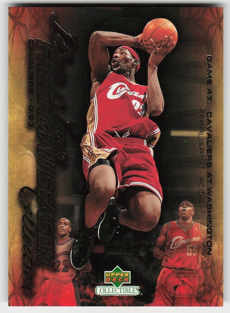 2004 Upper Deck Collectibles LeBron James #46 LeBron James BASKETBALL Cavaliers