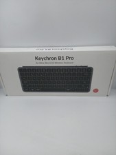 Keychron B1 Pro Ultra-Slim Wireless Keyboard Bluetooth 2.4 GHz Space Gray