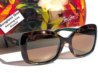 Maui Jim ORCHID Tortoise Peacock POLARIZED HCL Bronze GLASS