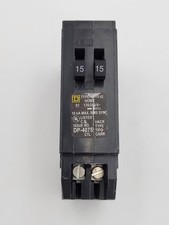 NEW Square D Homeline Tandem 15 A 1-Pole Circuit Breaker HOMT1515