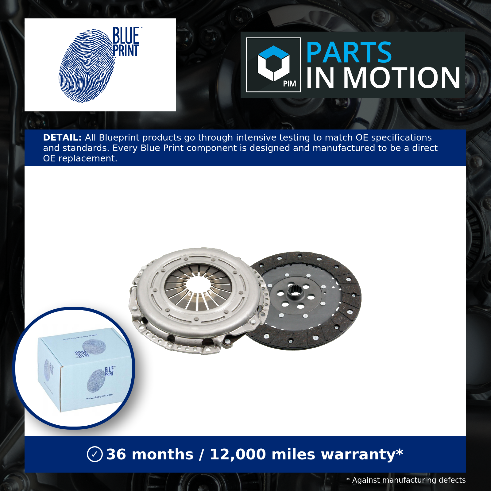 Clutch Kit 2 piece (Cover+Plate) fits KIA SPORTAGE SL 2.0D 10 to 15 D4HA 240mm