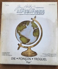 New Sizzix Tim Holtz Vintage Globe 657832