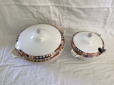 x2 Yen-How Bristol Ware Terrinen Poutney & Co