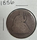 1856 Liberty Seated Half Dollar -Historic Coin- Very Good-Looking Coin!!! L@@K