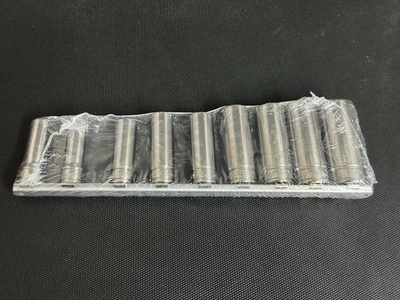 #ad CAT Snap On 9Pc 3 8” Drive Deep 6PT SAE Socket Set 3 8” 7 8” USA NEW Flank $134.98