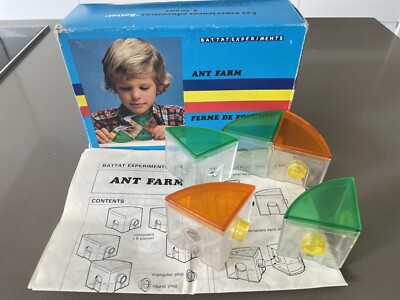 Vintage Battat Experimente Ameisenfarm komplett