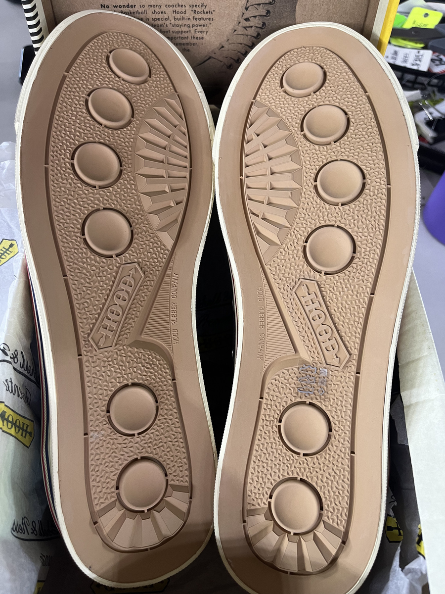 Size 10 Hood Rockets 1967 Rocket Oxford Vintage Black Mens