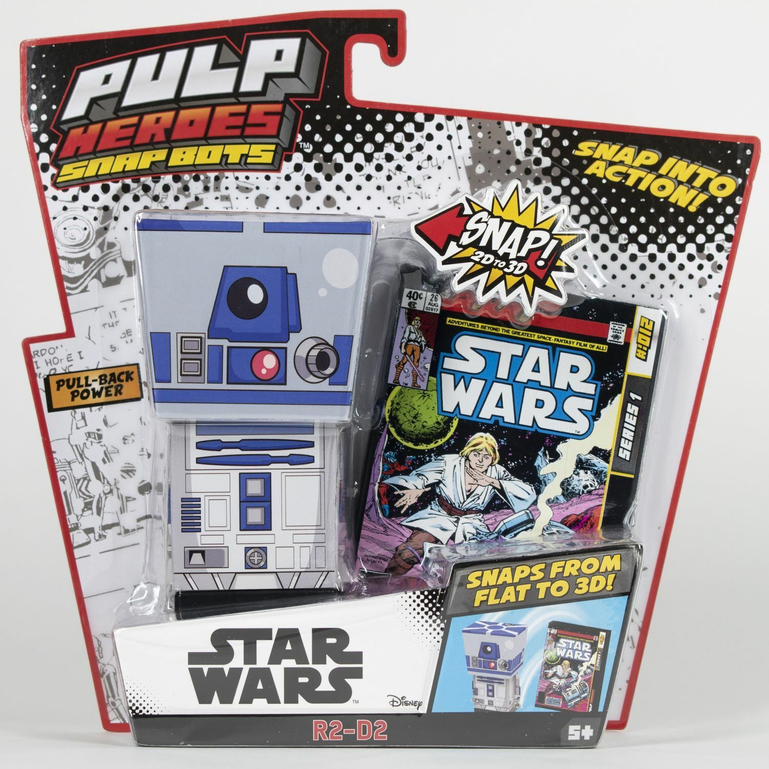 Star Wars R2D2 SnapBot Pulp Heroes Pull Back