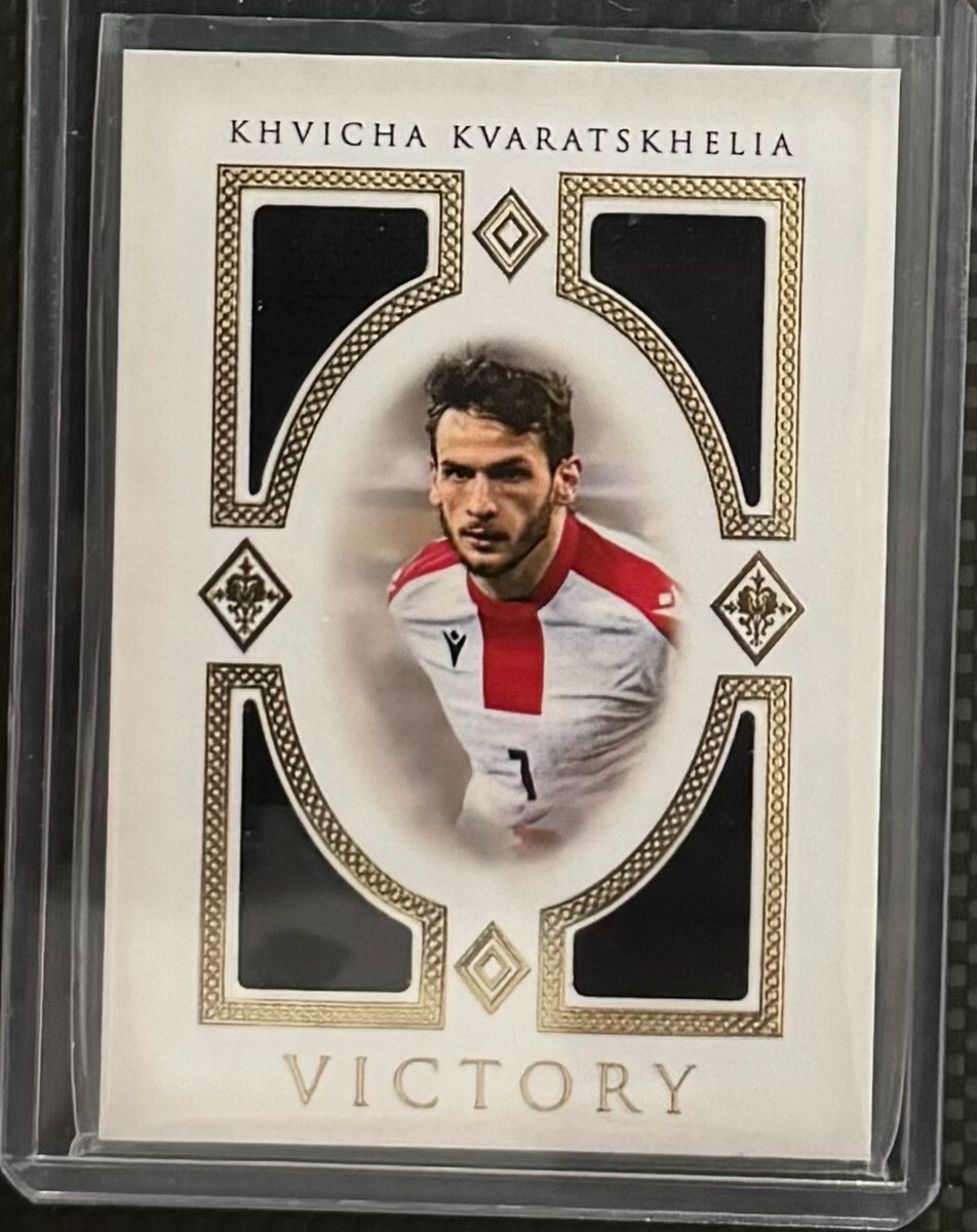 KHVICHA KVARATSKHELIA Patch 2024 Futera Unique Victory Cornerstone 