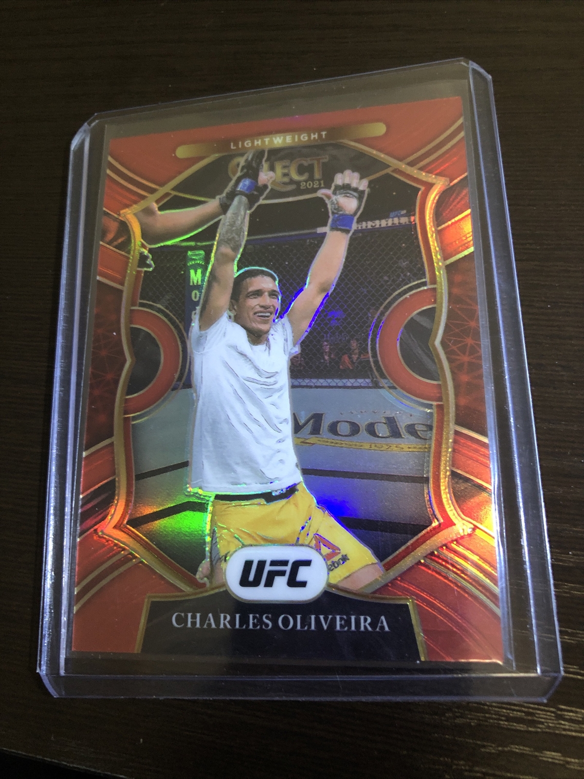 2021 Panini Select UFC Charles Oliveira Red Concourse /99 Amazing Condition