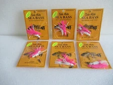 6 BLACK SEA BASS SKIRTED 2 DROP HI-LO TIDE RITE RIGS SALTWATER FISHING CHOICE