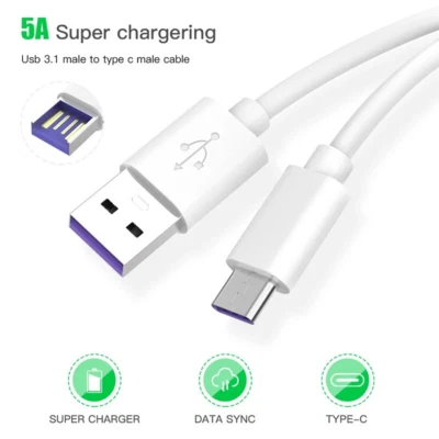 BOSION USB C Ladekabel 1m Kabel Datenkabel Schnellladekabel passend für Samsung Xiaomi