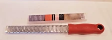 Microplane Classic Stainless Steel Zester  Cheese Grater Red