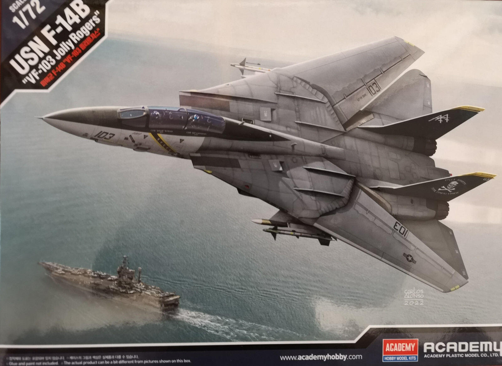 Kit Maquette F-14B Tomcat Academy 1/72 VF-103 Jolly Rogers