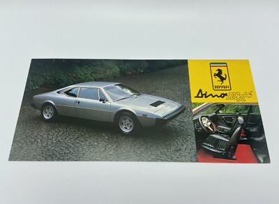 Ferrari Dino 308gt4 カタログ FERRARI DINO 308 GT4 JAPANESE SPECIFICATION BROCHURE SHEET