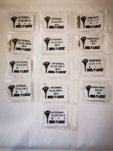 Mul-T-Lock MT5 Pinning kit rekeying set pins Locksmith Lock MTL800 Pin Kit - Picture 10 of 11