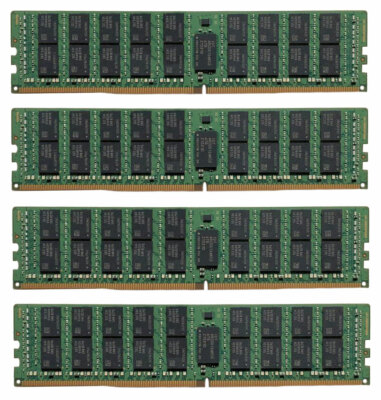 4x 32GB 128GB Kit DDR4 2666 MHz ECC RDIMM RAM für diverse Workstation / Server