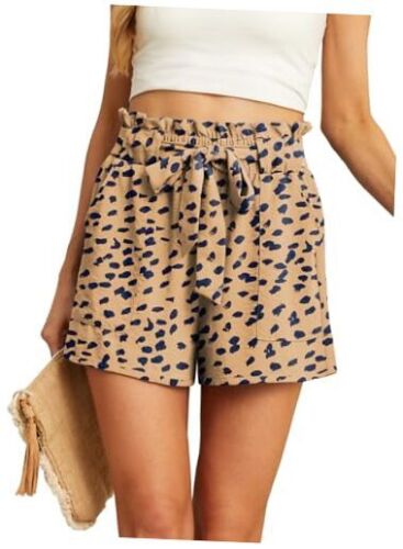 Womens Shorts with Pockets Summer Casual Shorts for Women Large 12-ld Apricot