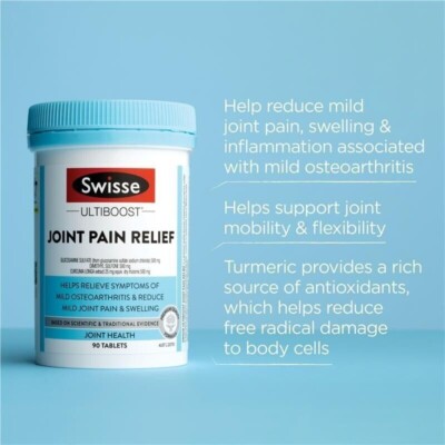 Swisse UltiBoost Joint Repair 90 Tabs | Reduce Cartilage Damage, Joint Mobility