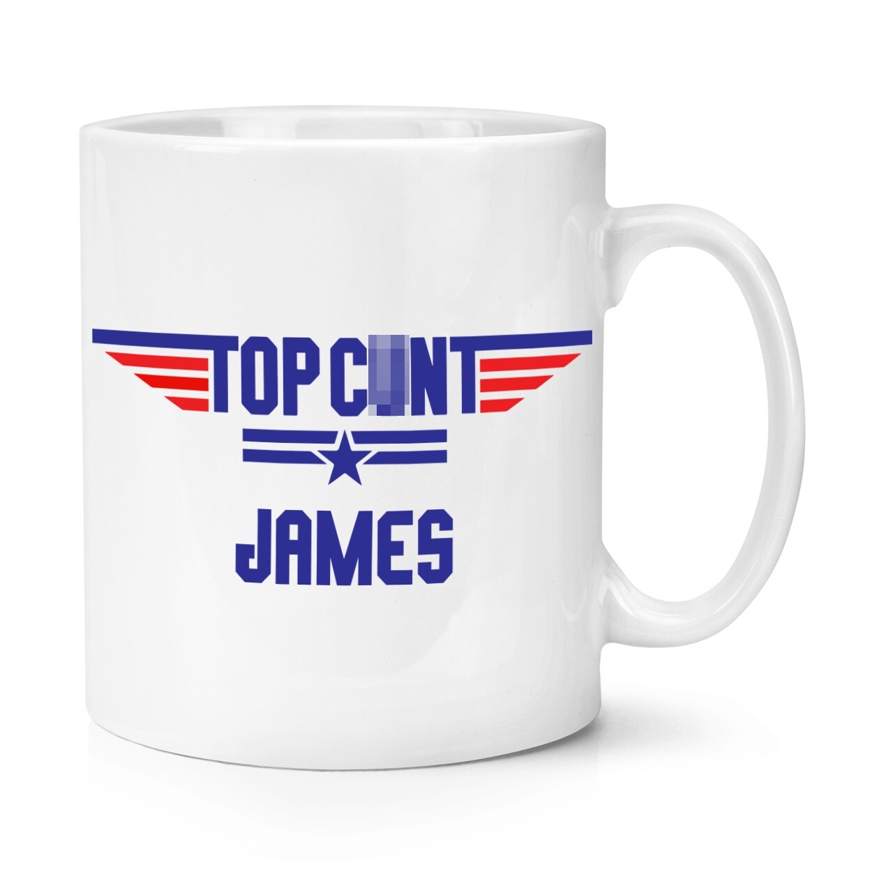 Personalised Top C*nt 10oz Mug Cup Funny Joke Rude Birthday Fathers Day Son