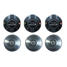 6Pcs 2000W 1.35" 34MM Titanium Compression Screw-On Horn Speaker Driver Tweeters