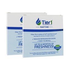 Fits LG LT120F Kenmore ADQ73214404 - Comparable Tier1 Fridge Air Filter 2 Pack