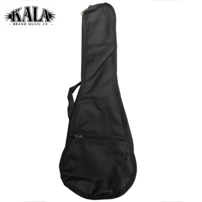 Kala BB-C Black Gig Bag with Pocket for Concert Size Ukulele - Authorized Dealer