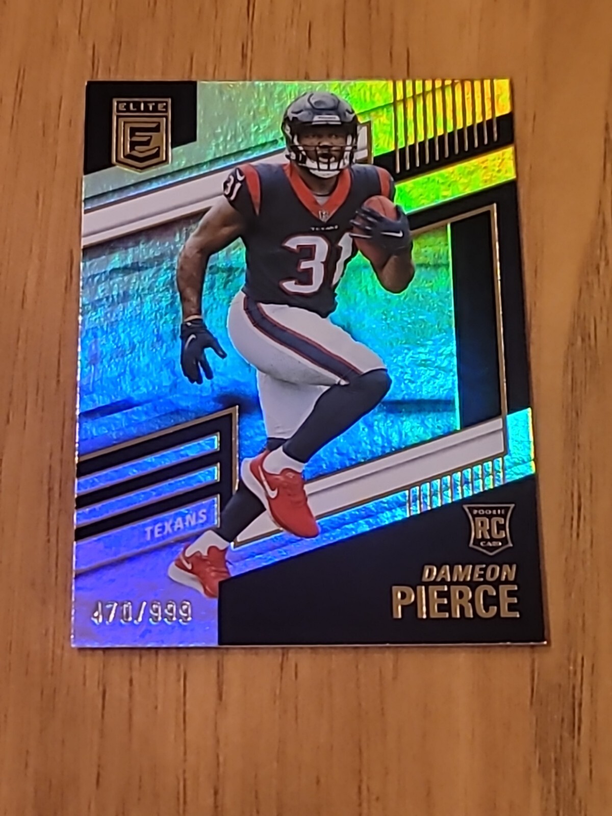 2022 Panini Donruss Elite 🏈 Dameon Pierce💰 #161 Rookie 470/999 Houston Texans