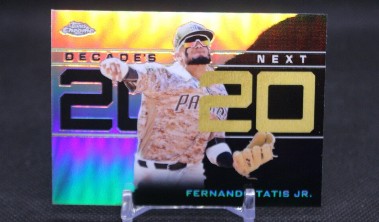 2020 Topps Chrome Refractor Fernando Tatis Jr. San Diego Padres #DNC-3