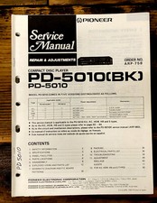 Pioneer PD-5010 CD Player Service Manual Original 2