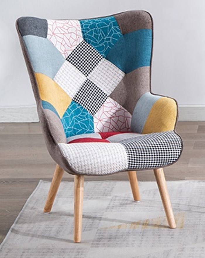 Patchwork Poltrone Vintage Amazon Poltrona Imbottita 80x76x108 Cm