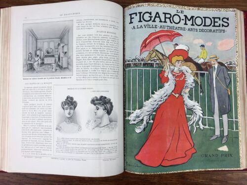 Revues FIGARO MODES Année 1905 Complète (LES MODES) genre Mode illustrée Fashion