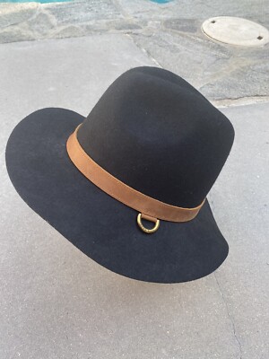 Women\'s Frye Harness Tall Crown Wool Fedora Frye Harness Wool Felt Panama Hat, $128 | Nordstrom | Lookastic main image 3