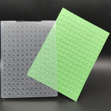 Plastic Embossing Folder A6 Size Poker Pattern Crafts Plastic Textured Impressio