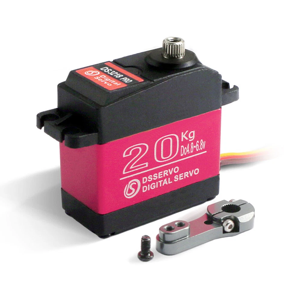 20KG High Torque Servo 180 Grad High Speed Metal Gear CNC für 1/8 1/10 RC Auto - Bild 4 von 4