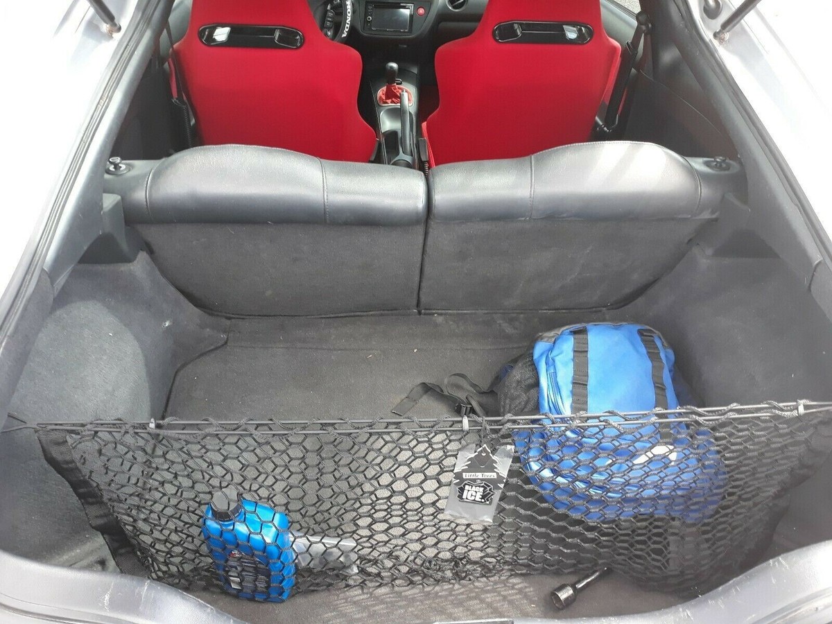 Trunk Envelope Style Organizer Web Mesh Cargo Net for ACURA RSX
