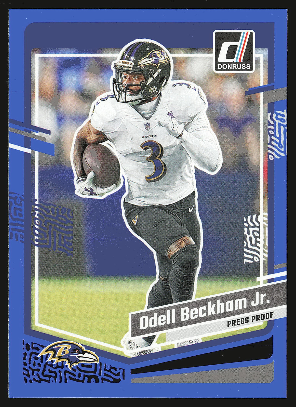 2023 Donruss #25 Odell Beckham Jr. Press Proof Blue