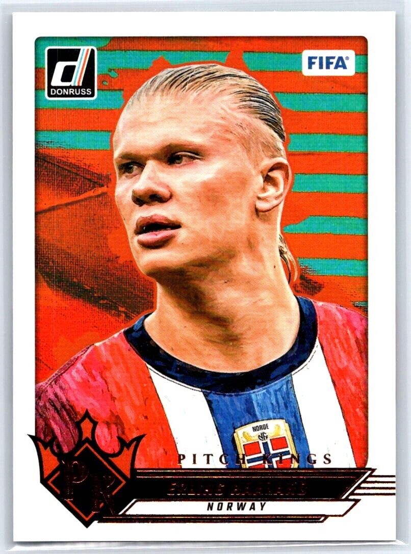 2024-25 Panini Donruss FIFA Erling Haaland Pitch Kings #11 2024-25 Panini Donruss FIFA Erling Haaland Pitch Kings #11