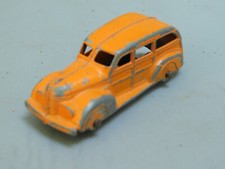 3" 1930's Metal Tootsietoy 1940's Ford Woody Station Wagon Toy Car
