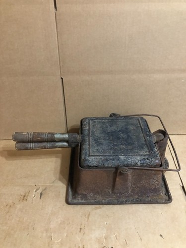 square cast iron waffle maker