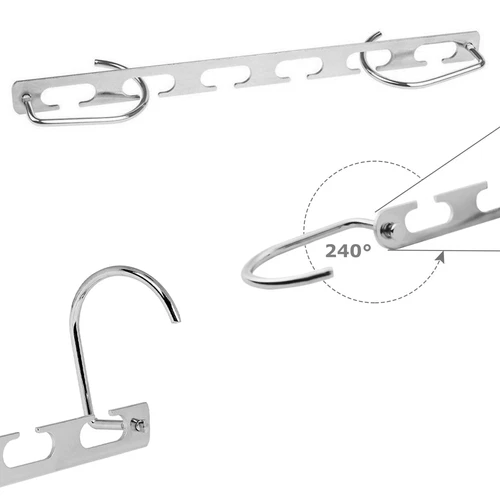 6Pcs Metal Wonder Closet Hanger Organizer Hook Space Saving Clothes Rack USStock - Picture 3 of 10