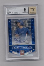 ALBERT ALMORA 2012 ELITE STATUS BLUE AUTO RC #35/50 CUBS BGS 9 10 (9.5 X 2)